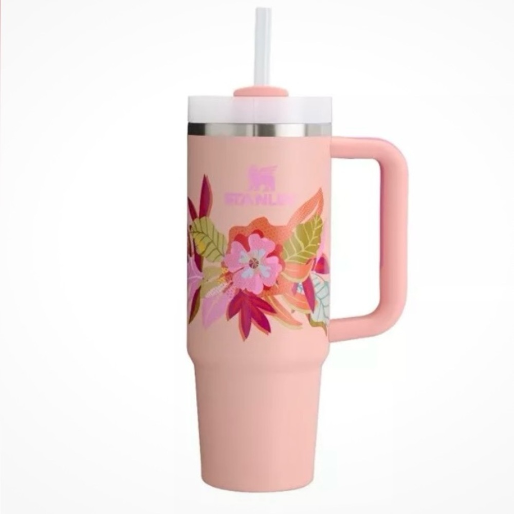 STANLEY 40 oz Flowstate Quencher H2.0 Tumbler Mother's Day SORBET TROPIC NEW